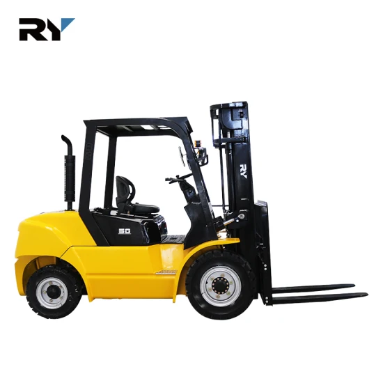 Royal 2.5ton 3ton 5ton High Performance CE Counterbalanced Diesel Forklift Truck with Japanese Isuzu