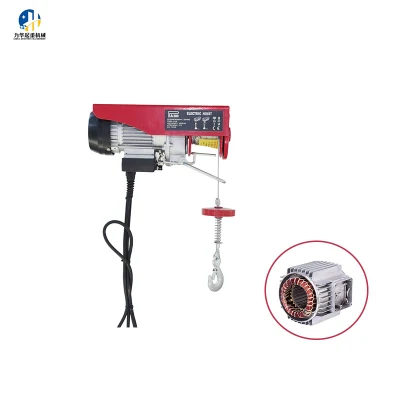 200kg Hoist Mini Cable Electric Hoist 220V 230V for Lifting Wire Rope PA Mini Electric Hoist